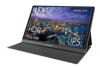 JAPANNEXT、USB Type-C接続の15.6型モバイルディスプレイを発売