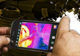 ショベルカーなどで知られる米CATのタフネススマホ「S61」、熱可視化カメラも搭載