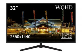 JAPANNEXT、IPS-ADSパネルを採用したWQHD対応32型ディスプレイを発売