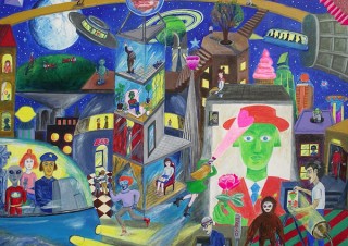 創造の宇宙の未来を描いた作品を発表する後藤友香氏の個展「Mystery Planet」