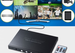 サンワサプライ、1台のディスプレイに最大4台を同時に出力できる画面分割切替器を発売