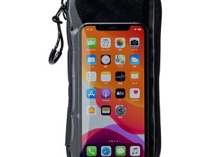 サンワサプライ、スマホを収納したまま操作できる防滴サイクルポーチを発売