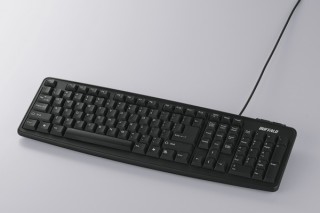 バッファローコクヨ、コストパフォーマンスに優れた英字配列キーボード