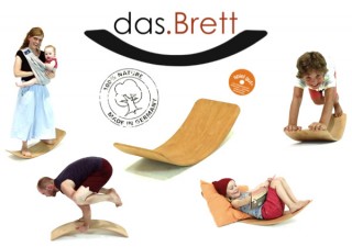 知育・体幹・リラックス。ドイツ式木製バランスボード「das.Brett」