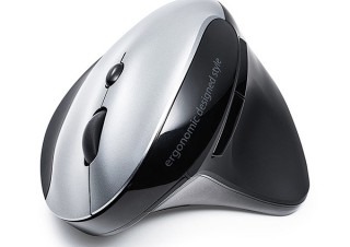 サンワサプライ、エルゴエッジ構造採用の手首に優しいワイヤレスマウスを発売
