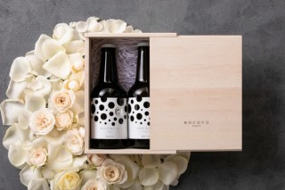 木箱に入って高級感たっぷり！ラグジュアリービール「ROCOCO Tokyo WHITE」がホワイトデー限定で発売