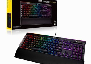 CORSAIR、Cherry MX Speed RGBを採用したメカニカルキーボードを発売