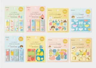 大人気イラストレーター・mizutama×カンミ堂！「ココフセン」「ココフセンカード」 全8種を数量限定で発売