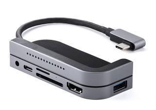 サンワサプライ、マットなアルミボディーで統一感があるiPad Pro2018用USBハブを発売