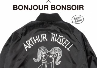 フライヤーデザインをプリントしたマグカップやTシャツが登場！Arthur Russell×BONJOUR BONSOIR