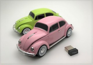 フェイス、春らしいパステルカラーのVolkswagenクラシックビートル無線マウスを発売