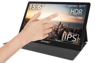 JAPANNEXT、HDR対応でType-C接続の15.6型モバイルディスプレイを発売