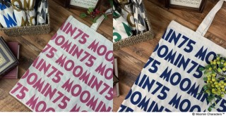 ムーミン75周年記念！「MOOMIN75」のロゴをデザインしたオリジナルトートバッグが発売