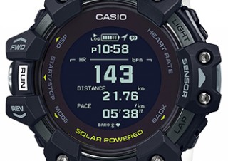 カシオ、スマホ連携可能で心拍計とGPSを搭載したG-SHOCK「GBD-H1000」を発売