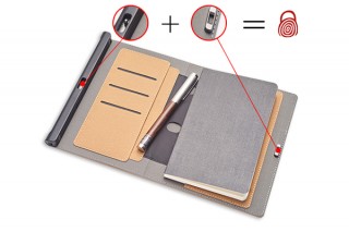 指紋認証ロック付きノートブックの進化版「LOCKBOOK Mini/Pro」発売