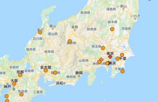 新型コロナウイルスの感染拡大を都道府県単位で視覚的チェックできる「マップ」公開