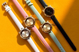 猫好きさん必見！ フォーマルにも使える猫型スケルトン腕時計「ESL081」