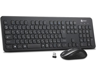 iClever、レシーバーひとつでまとめて接続できるキーボード＆マウスセットを発売