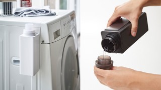 見た目スッキリ！ 洗濯機に装着できるランドリーボトル「タワー」ほか