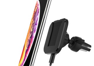 ユニーク、スマホリング「iRing」用の車載用ワイヤレスチャージャーを発売
