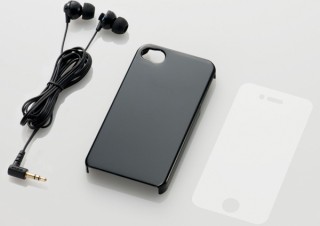 エレコム、ヘッドホンやスピーカが付属するiPhone4用ケースのセットモデル3種類