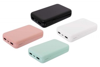 オウルテック、4種のカラーバリエーションのモバイルバッテリー2タイプを発売
