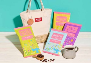 カルディ、4種のコーヒーをバッグにまとめた「春のコーヒーバッグ」を発表