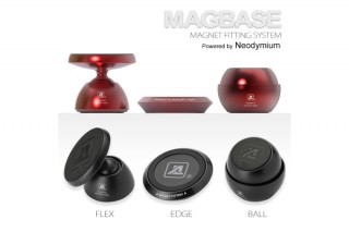 メタラス、マグネット搭載でスマホを近付けるだけで固定できる車載ホルダー「MAGBASE」を発売