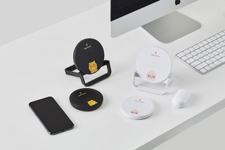 ベルキン、カカオフレンズとコラボデザインのワイヤレス充電器を発売
