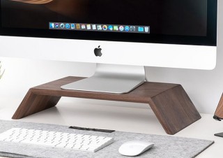 Gloture、木材使用で高級感がある耐荷重100kgのモニタースタンドを発売
