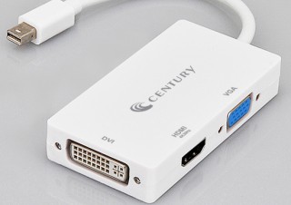 センチュリー、4K30Hz出力に対応したMini DisplayPort変換アダプターを発売