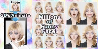 モーションポートレート、百万種類以上の変顔を楽しめるiPhoneアプリ「百万面相」