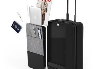 Gloture、着脱式ラップトップケースが付いたスーツケースを発売