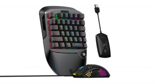 SAC、赤軸スイッチを使用したゲーム機向け無線キーボードと有線マウスのセットを発売