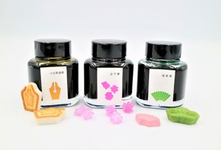 銀座 蔦屋書店より、お菓子色のオリジナルインク「江戸色インク＜江戸の和菓子色＞」発売