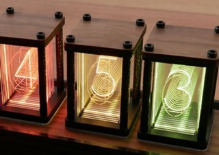 自宅でニキシー管風の置き時計を作れる「DIYキット」発売、上海問屋から