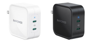RAVPower、GaN採用で90W出力のPD対応USB Type-C充電器を発売