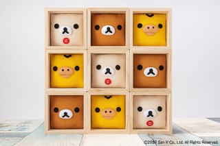 伝統つむぐ小さなアートボックス、リラックマ「押絵箱板（オシエハコイタ）」