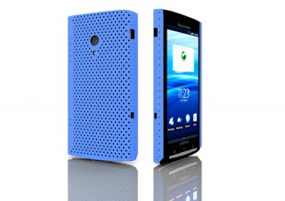 MSY、ビビッドカラーと網目模様が特徴的なXperia用ケース