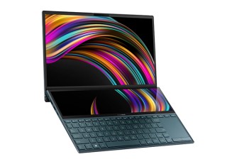 ASUS、12.6型のセカンド液晶をキーボード面に搭載した14型ノートPCを発売
