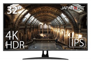 JAPANNEXT、HDR対応で32型の4K UHD液晶ディスプレイ「JN-IPS320CUHDR-N」を発売