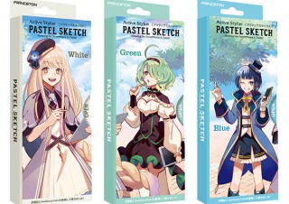 プリンストン、アクティブスタイラス「PASTEL SKETCH」を鉛筆のような六角形で新発売