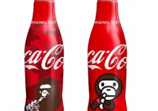 コカ・コーラ、A BATHING APE®とコラボしたスリムボトルを発売