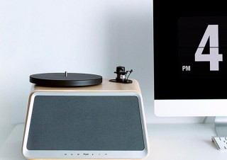 Gloture、オールインワン設計のスピーカー内蔵型レコードプレイヤーHYM Seedを発売