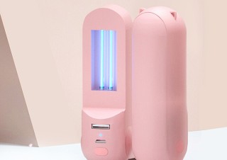Gloture、猫耳デザインの除菌ライト搭載モバイルバッテリーを発売