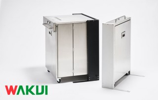 ワクイ、折りたたむと厚み12.5cmになる宅配ボックスMULFOL-Tを発売