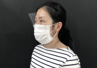 大阪シーリング印刷、市販マスクの耳ゴムに引っ掛けるだけで使える「マスク装着アイガード」を発売