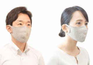ミツフジ、銀めっき繊維配合の専用糸を使用した「100回洗える夏マスク」新発売