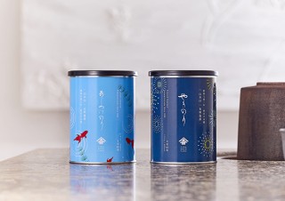 山本山、夏限定の巻紙缶を採用した焼海苔と味付海苔を発売
