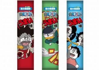 『ONE PIECE』の麦わらの一味が「うまい棒」コラボ、うまえもん寄りのデザインで登場